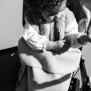 Sacco coprigambe in lana per carrozzina/passeggino | Bakigo