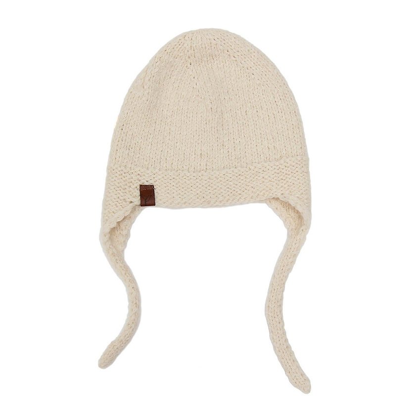 Rib Beanie | Light gray - Woolskins