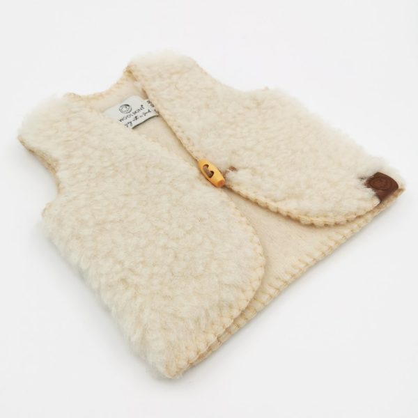 Woolen Bodywarmer for baby & Child Woolskins