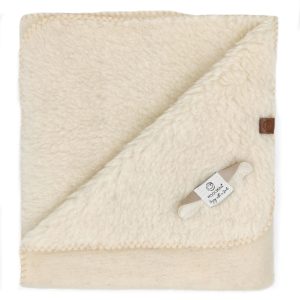 Crib blanket wool Woolskins Alwero
