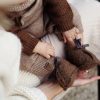 Chaussures de bébé en laine, pantoufles pour bébé