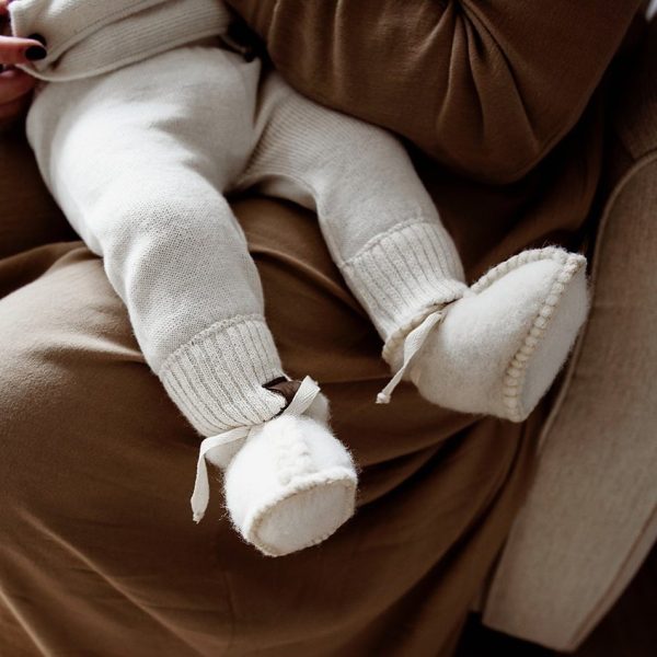 Woll-Babyschuhe, Hausschuhe für Babys