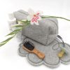 Cuddle cloth with pacifier clip