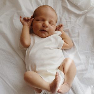 Ein Baby-Marken-Strampler | Wollfelle