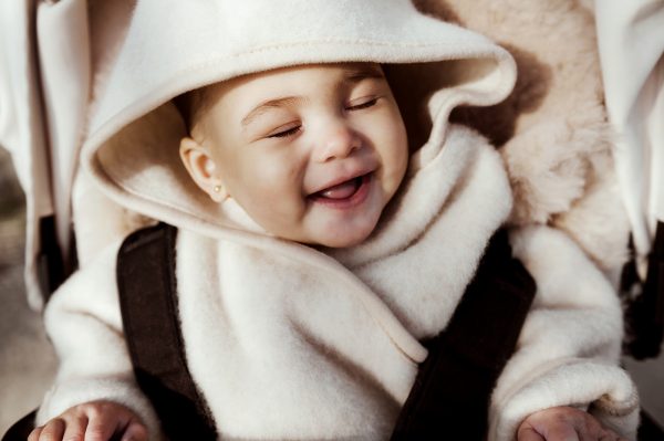 Combinaison d'hiver pour bébé en laine feutrée