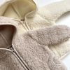 Wollen Babyjas A Basic Brand Woolskins ecru