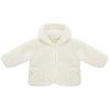 Woolen Baby Coat A Basic Brand Woolskins ecru