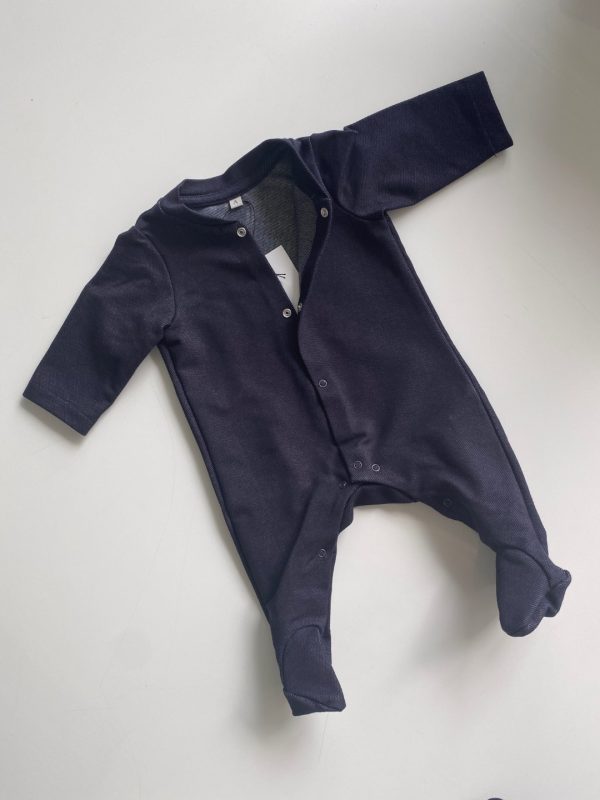 Eine Basic-Marke – Woolskins – Baby-Anzug, Denim-Jeans-Kleidung für Babys