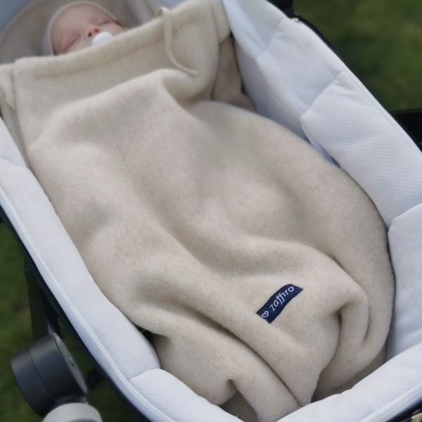 Zaffiro | Wollfußsack – Schlafsack für Buggy und Babywanne