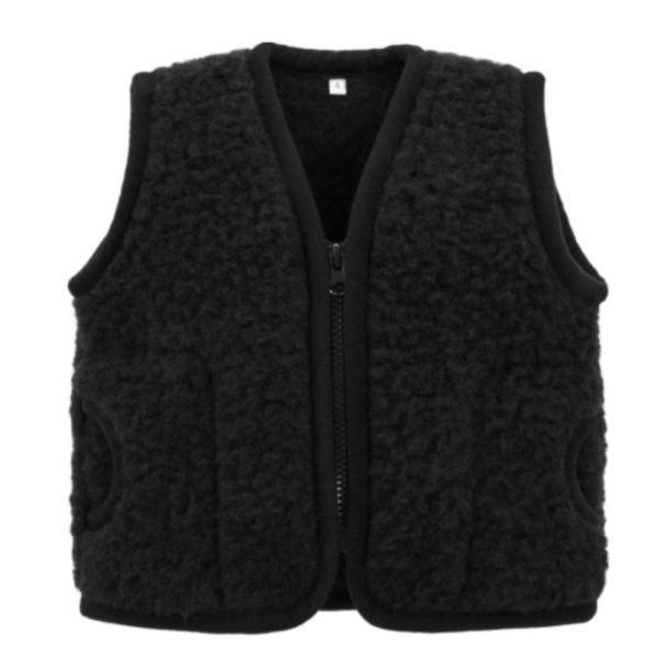 Wollen Bodywarmer kind A Basic Brand - Woolskins