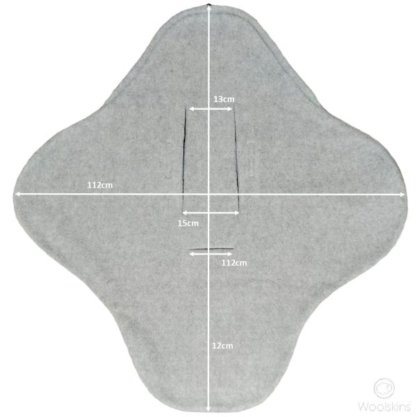 Zaffiro Wollen Wikkeldeken wrapper Woolskins