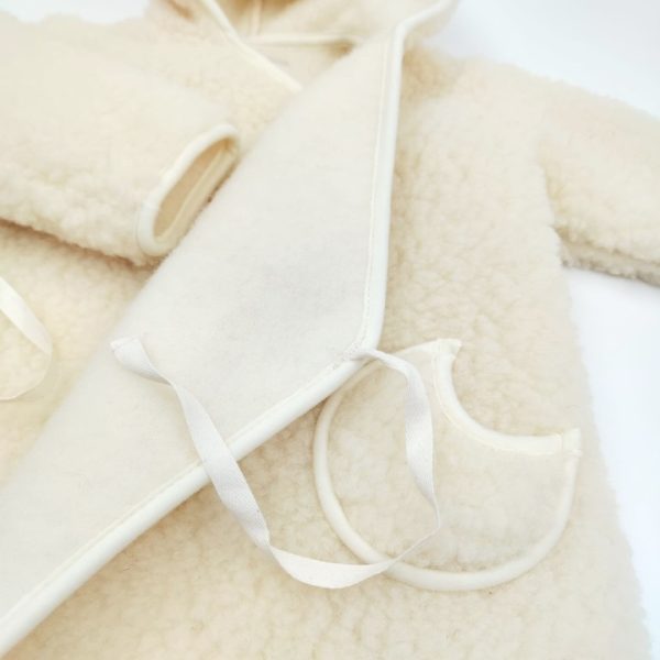 Wollen babyjasje Woolskins kimonojas wol