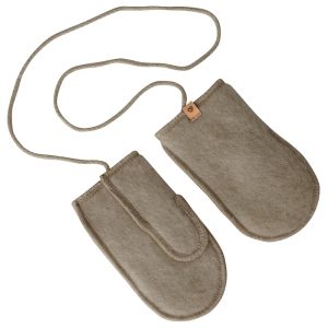 Wollen baby handschoen Woolskins zaffiro