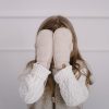 Wollen baby handschoen Woolskins zaffiro