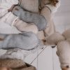 Wollen baby handschoen Woolskins zaffiro