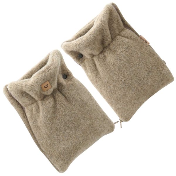 handwarmers, kinderwagen, schapenwol, moeders, wandeling zaffiro Woolskins