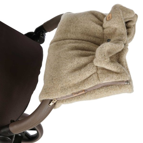 handwarmers, kinderwagen, schapenwol, moeders, wandeling zaffiro Woolskins