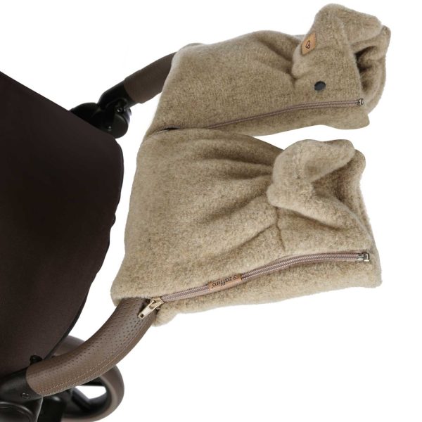 handwarmers, kinderwagen, schapenwol, moeders, wandeling zaffiro Woolskins