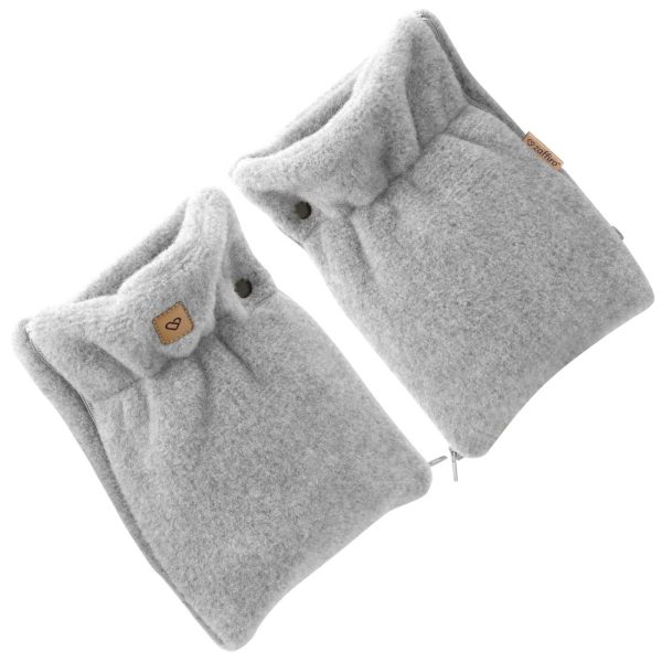handwarmers, kinderwagen, schapenwol, moeders, wandeling zaffiro Woolskins