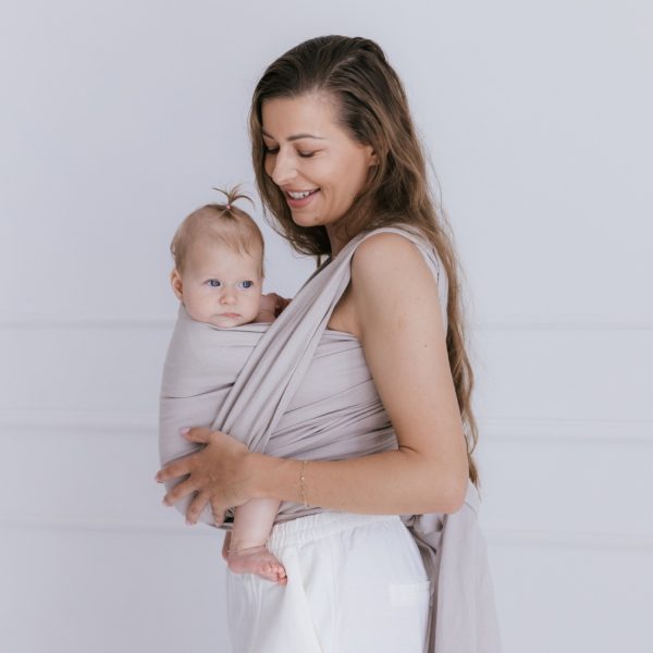 Multifunctionele Draagdoek voor baby - Zaffiro 'Be Close'| Katoen Beige