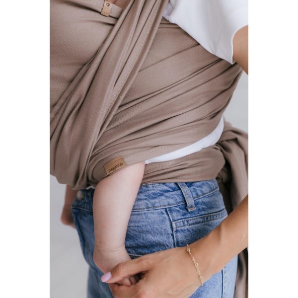 Multifunctionele Draagdoek voor baby - Zaffiro 'Be Close'| Katoen Hazelnoot