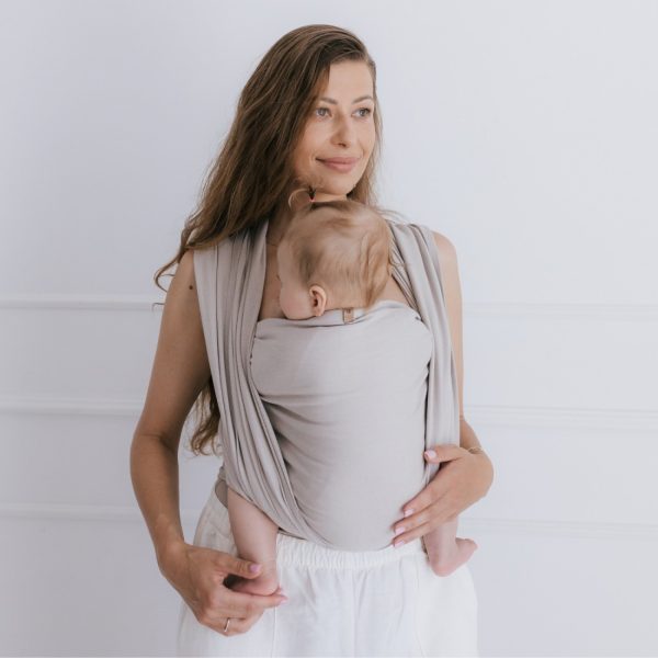 Multifunctionele Draagdoek voor baby - Zaffiro 'Be Close'| Katoen Beige