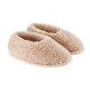 A Basic Brand - Wollen Sloffen Dames - 100% Scheerwol | beige