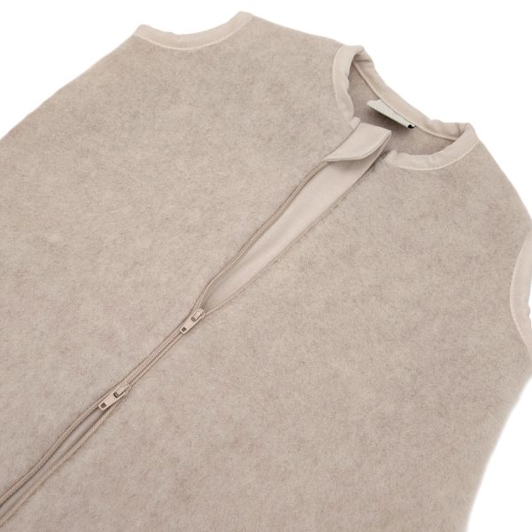 Wollen slaapzak baby en peuter Woolskins wollen babyslaapzak van 100% Europese wol met pijpjes en omslagboorden, ideaal voor baby’s en peuters, temperatuurregulerend en hypoallergeen