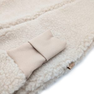 Woolskins wollen babyslaapzak van 100% Europese wol met pijpjes en omslagboorden, ideaal voor baby’s en peuters, temperatuurregulerend en hypoallergeen