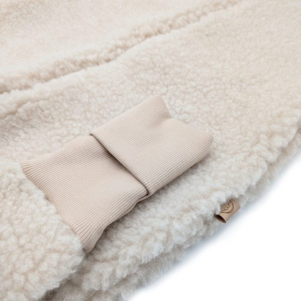 Woolskins wollen babyslaapzak van 100% Europese wol met pijpjes en omslagboorden, ideaal voor baby’s en peuters, temperatuurregulerend en hypoallergeen