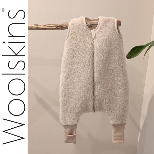 Baby- und Kleinkindschlafsack aus Wolle Woolskins Babyschlafsack aus 100% europäischer Wolle mit Beinen und Umschlagmanschetten, ideal für Babys und Kleinkinder, temperaturregulierend und hypoallergen