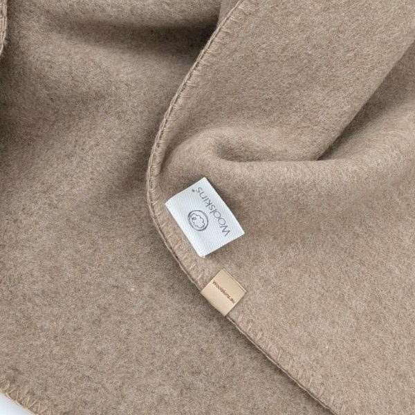 Wollen Wiegdeken Baby Woolskins hazelnoot Wollen Wiegdeken Baby Woolskins hazelnoot