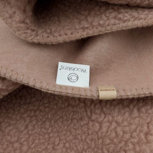 Wollen Wiegdeken Baby Woolskins Rosébeige Wollen Wiegdeken Baby Woolskins Rosébeige