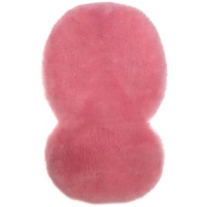 Schapenvacht voor buggy en kinderwagen roze WoolskinsAC