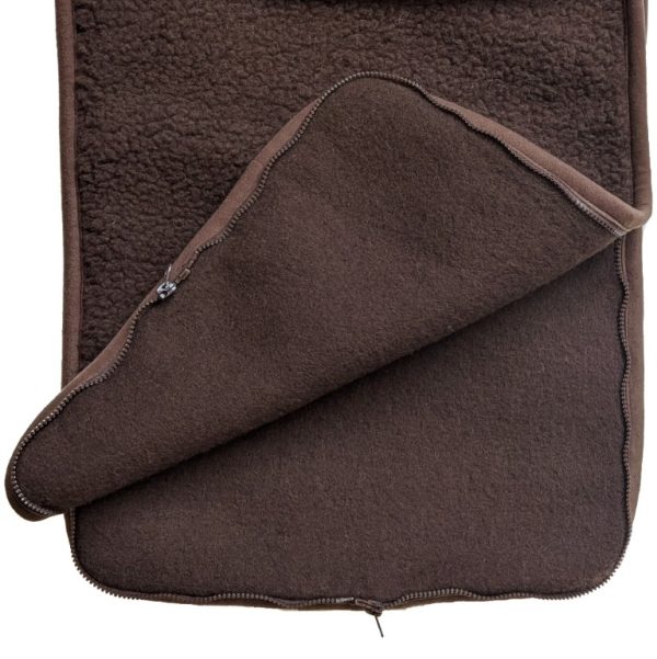 Wollen Veoetnzak Kinderwagen Woolskins Dark Chocolat Wollen Veoetnzak Kinderwagen Woolskins Dark Chocolat
