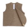 Wollen Bodywarmer Baby en kind Woolskins bruin