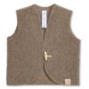 Wollen Bodywarmer Baby en kind Woolskins bruin