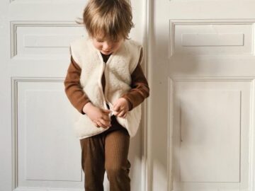 Wollweste Eine Babymarke